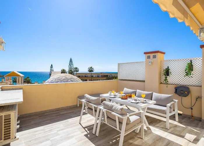 Romana Playa - Beachfront Complex Elviria Apartamento